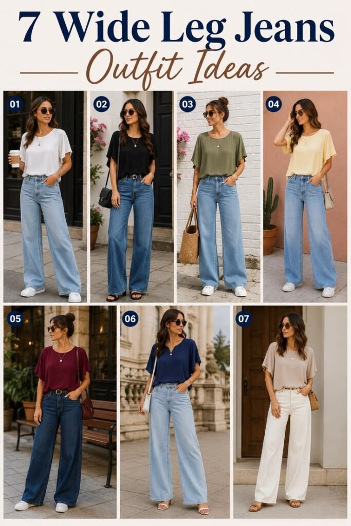 Wide Leg Jeans Women