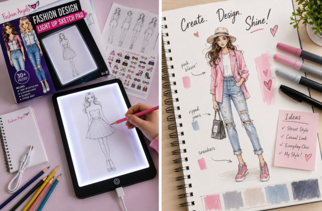 Fashion Angels Fashion Design Light Up Sketch: A Practical Guide to Fashion Sketching and Creative Design