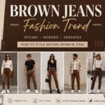 Brown Jeans Fashion Trend