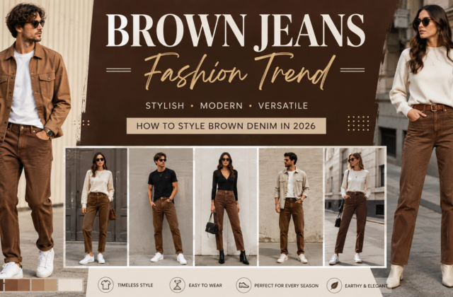 Brown Jeans Fashion Trend: How to Style Brown Denim in 2026