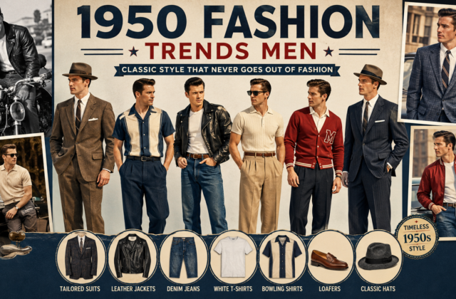 1950 Fashion Trends Men: A Complete Guide to Classic Mid-Century Men’s Style