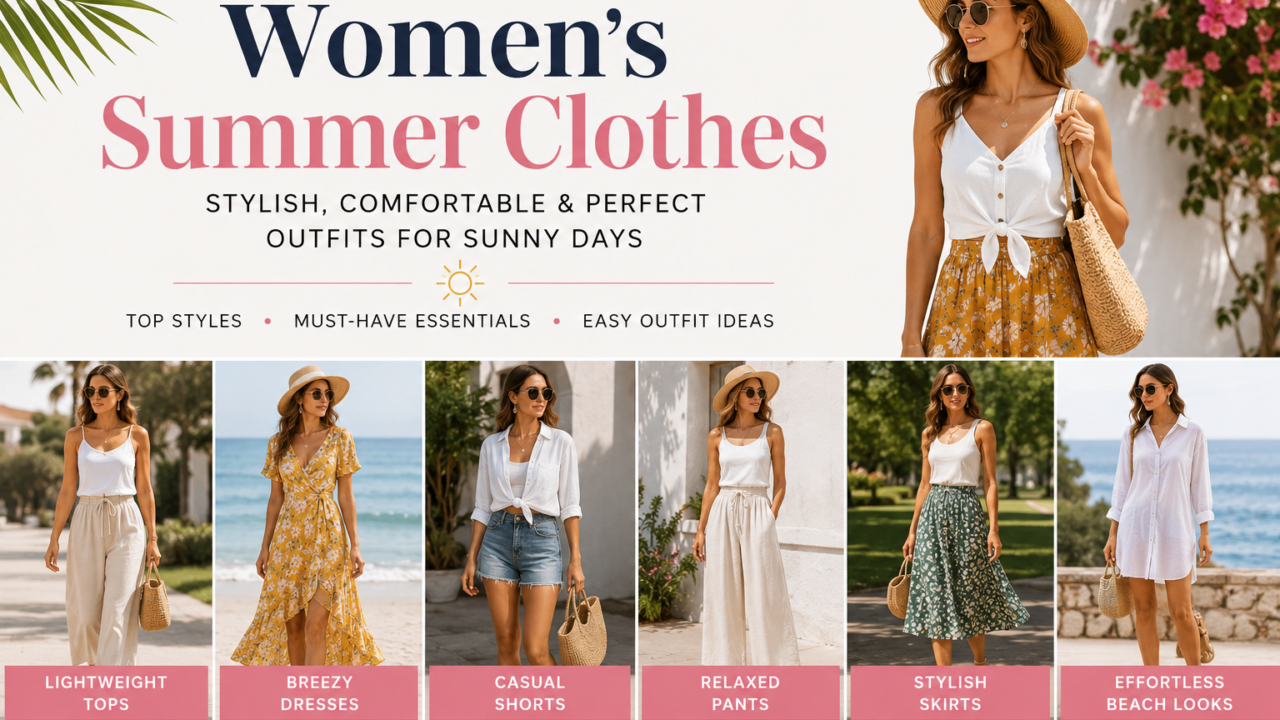 Women’s Summer Clothes: Stylish Comfortable and Practical Outfit Ideas