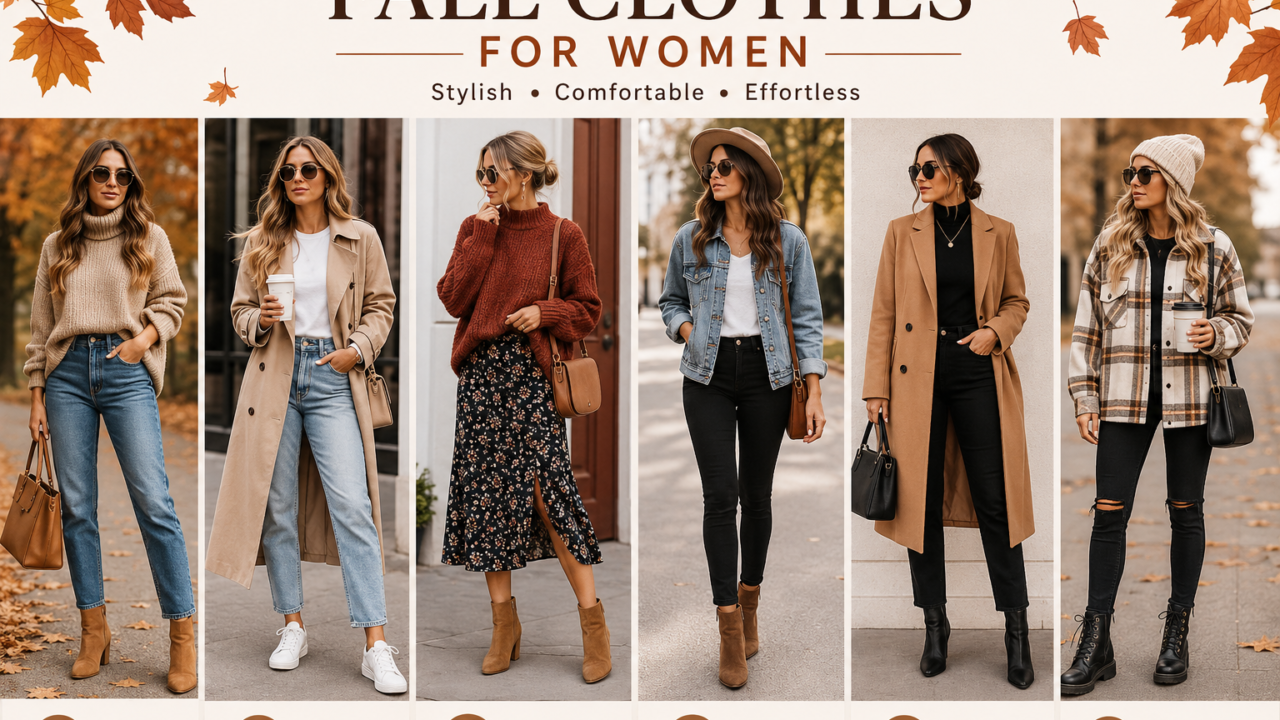 Fall Clothes Women: Stylish Outfit Ideas and Essentials for Autumn