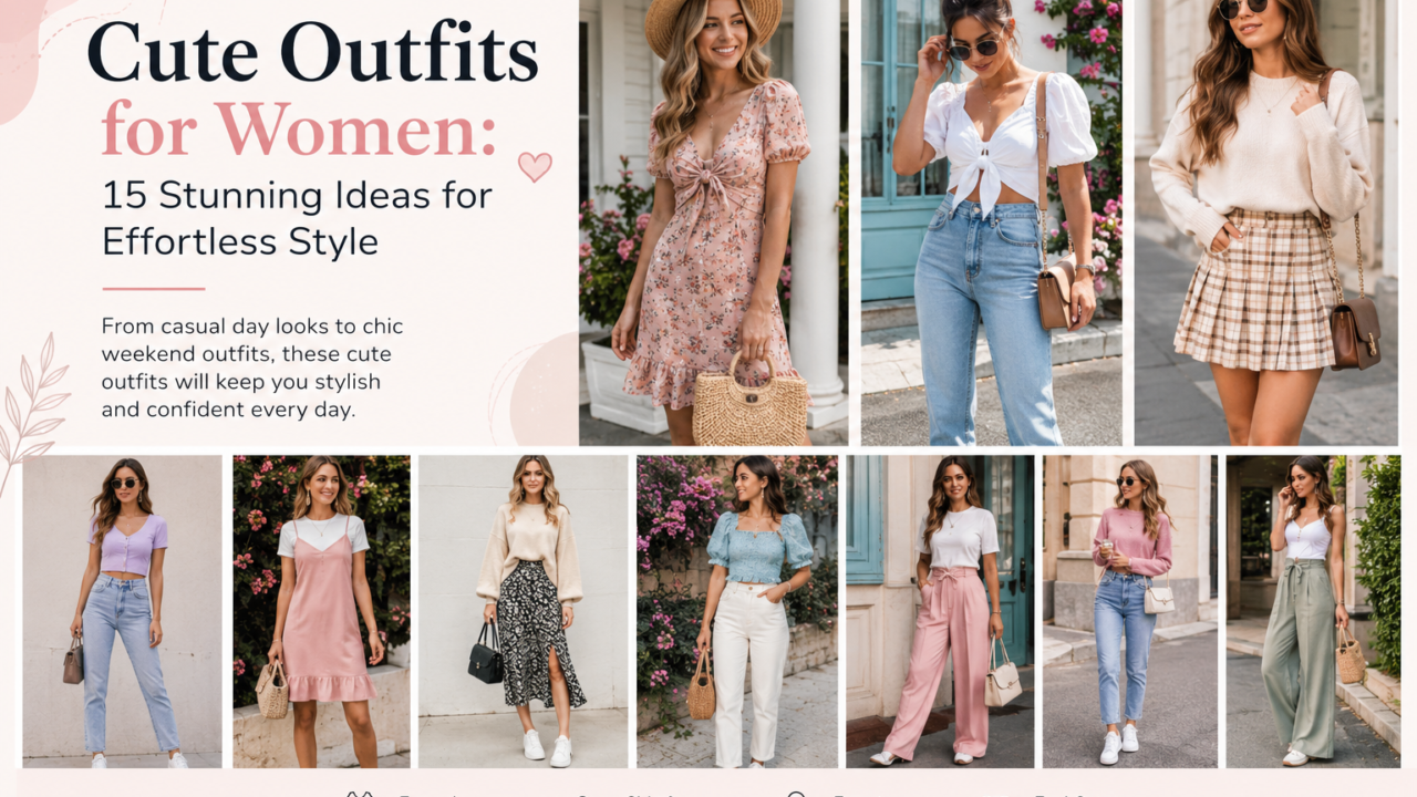 Cute Outfits for Women: 15 Stunning Ideas for Effortless Style