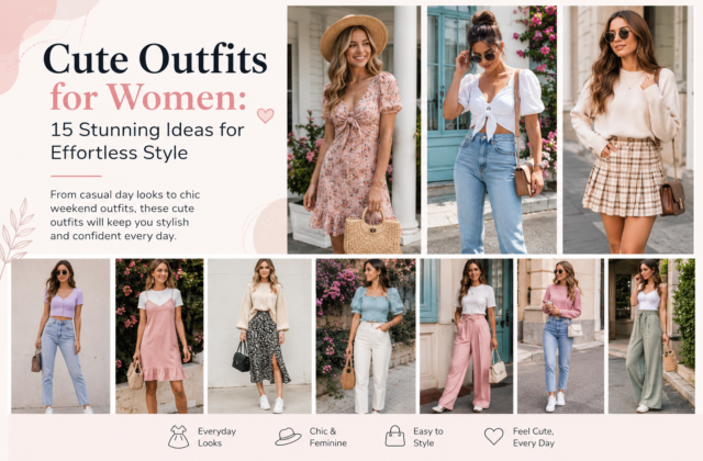 Cute Outfits for Women: 15 Stunning Ideas for Effortless Style