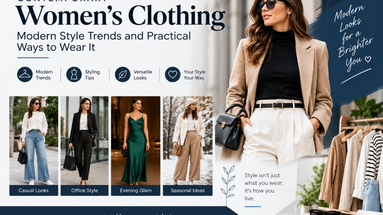 Contemporary Women’s Clothing: Modern Style Trends and Practical Ways to Wear It