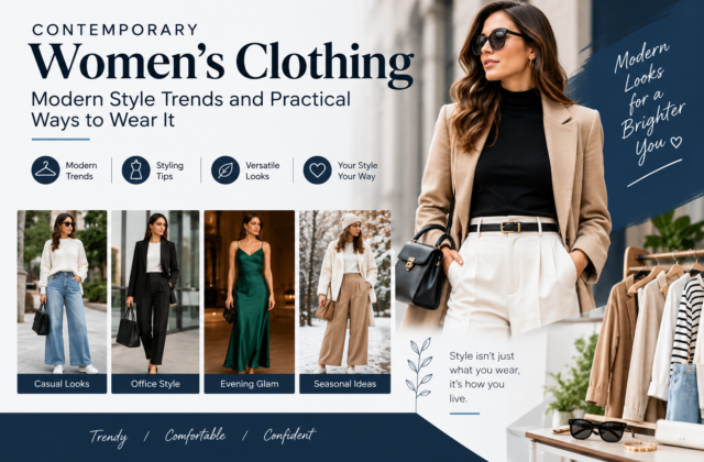 Contemporary Women’s Clothing: Modern Style Trends and Practical Ways to Wear It