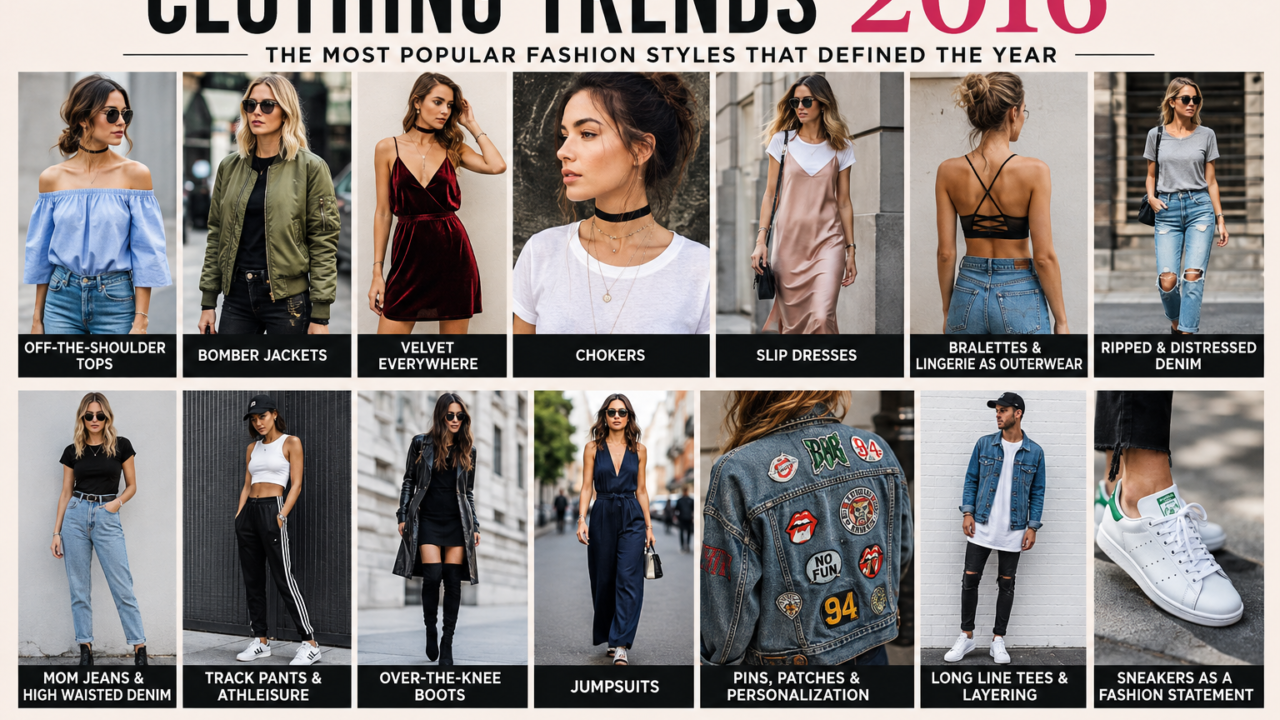 Clothing Trends 2016: The Styles That Defined a Fashion Era