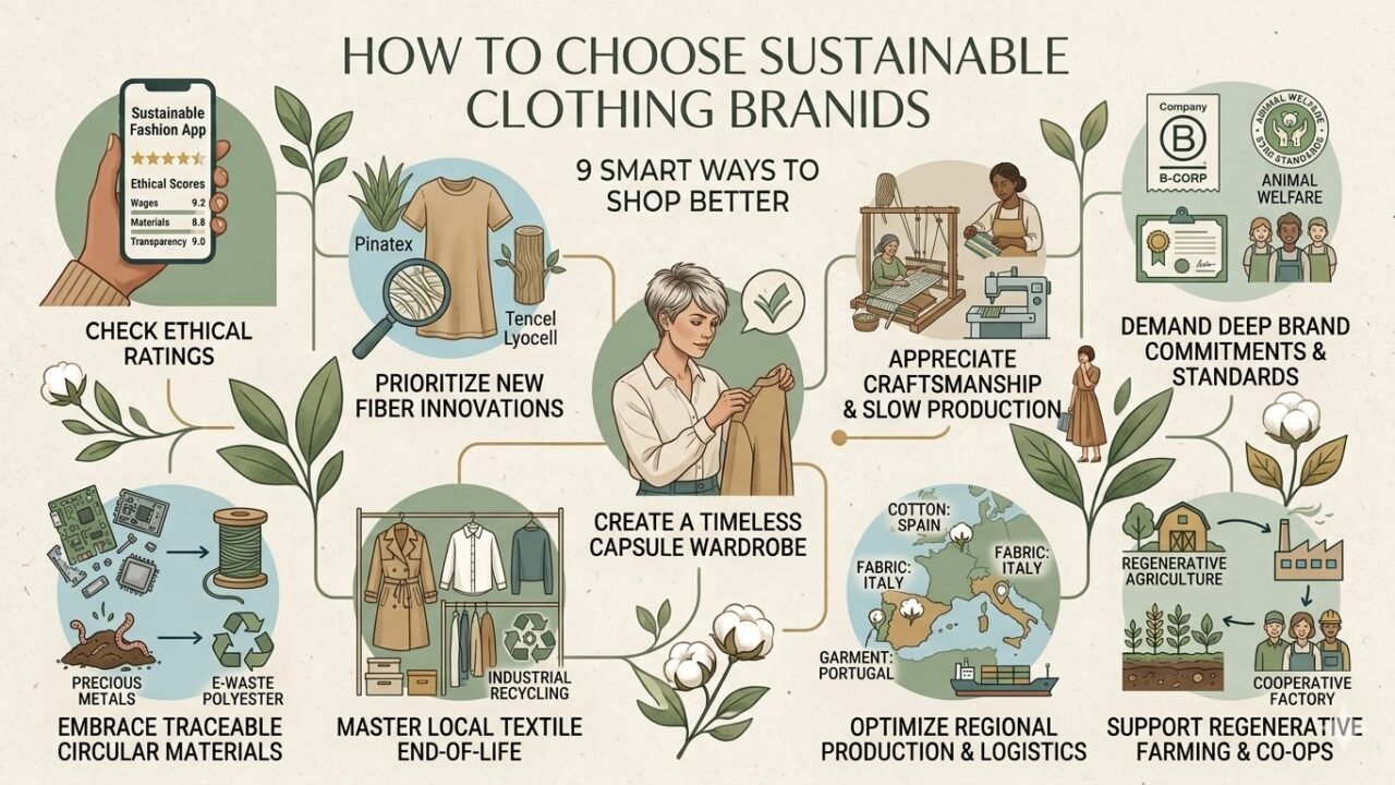 How to Choose Sustainable Clothing Brands: 9 Smart Ways to Shop Better