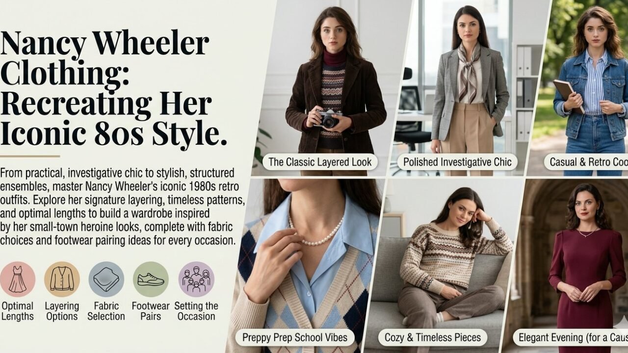 Nancy Wheeler Clothing: 1980s Outfits Style Guide & How to Dress Like Her