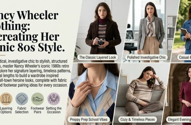 Nancy Wheeler Clothing: 1980s Outfits Style Guide & How to Dress Like Her