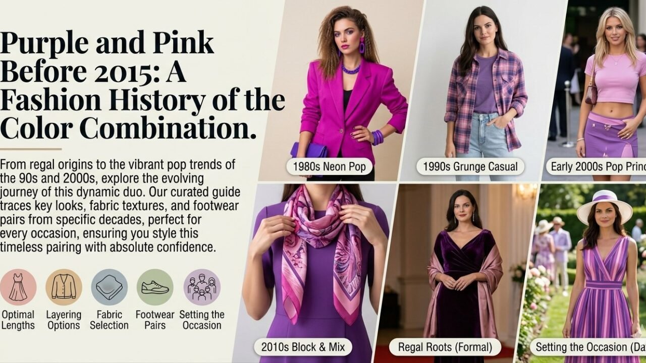 Purple and Pink Before 2015: A Fashion History of the Color Combination