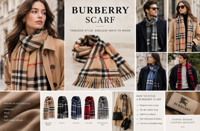 Burberry Scarf: Styles Materials How to Wear It and Smart Buying Tips