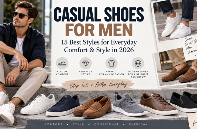 Casual Shoes for Men: 15 Best Styles for Everyday Comfort & Style in 2026