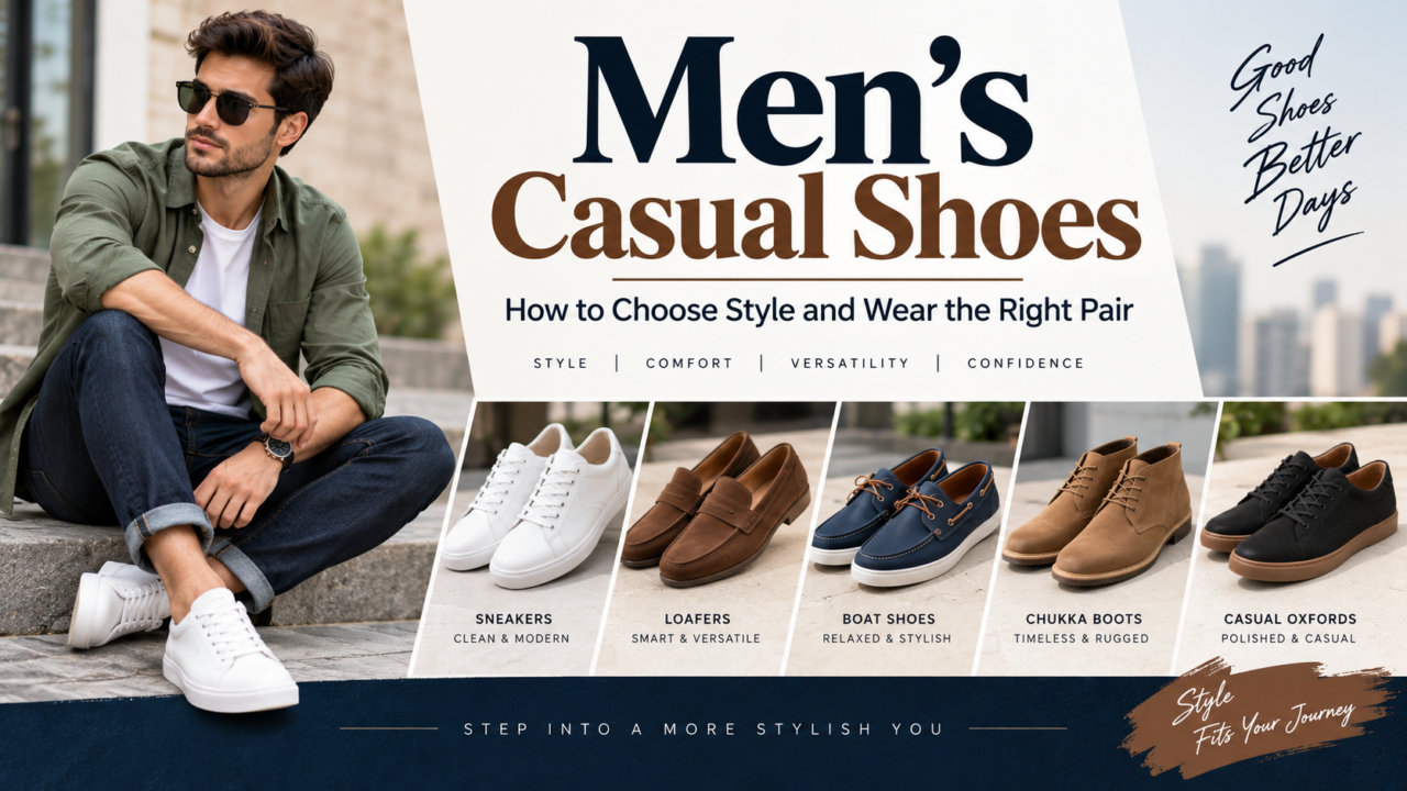 Men’s Casual Shoes: How to Choose Style and Wear the Right Pair