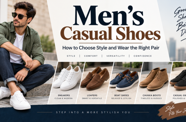 Men’s Casual Shoes: How to Choose Style and Wear the Right Pair