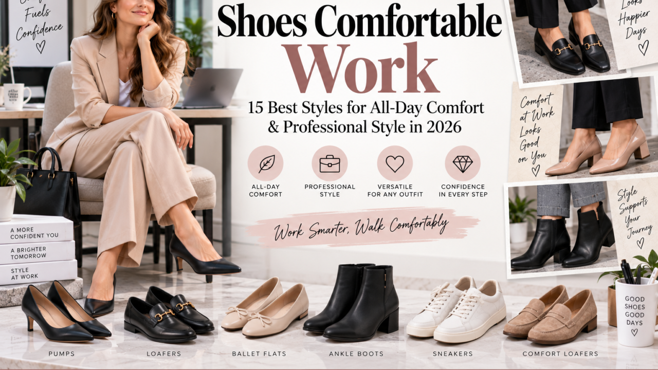 Shoes Comfortable Work: 15 Best Styles for All-Day Comfort & Professional Style in 2026