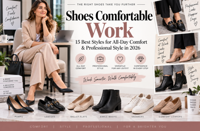 Shoes Comfortable Work: 15 Best Styles for All-Day Comfort & Professional Style in 2026