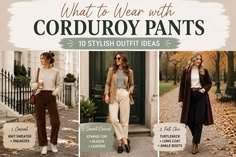 Corduroy Pants: The 2026 Style Guide for Women and Men