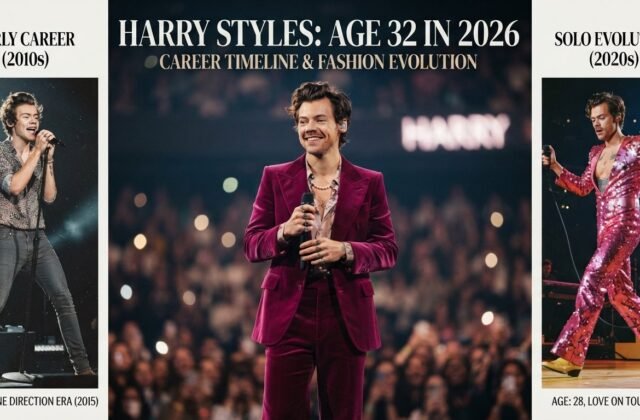Harry Styles Age: 32 in 2026 Career Timeline & Fashion Evolution