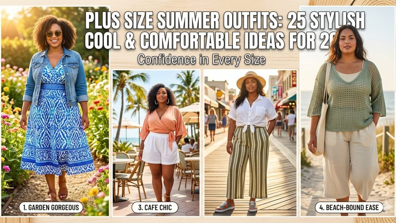 Plus Size Summer Outfits: 25 Stylish Cool & Comfortable Ideas for 2026