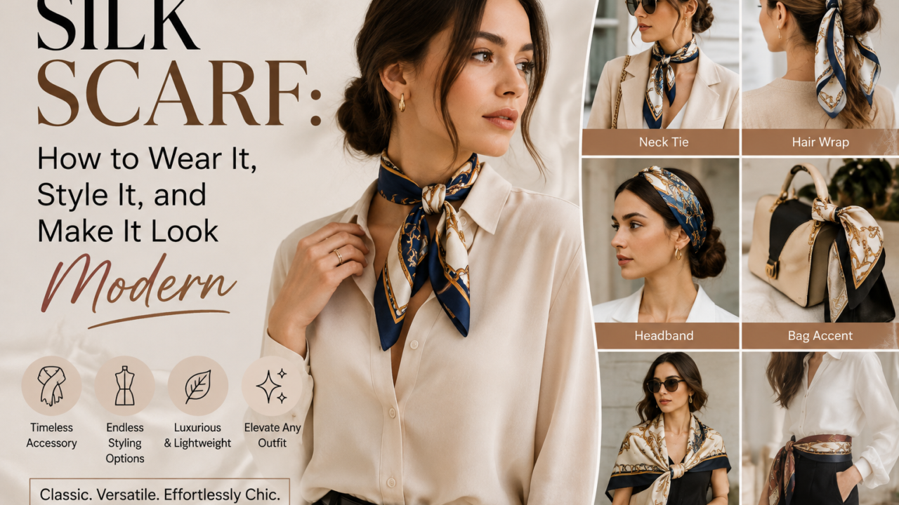 Silk Scarf: How to Wear It, Style It, and Make It Look Modern