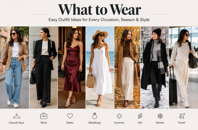 What to Wear: Easy Outfit Ideas for Every Occasion, Season, and Personal Style